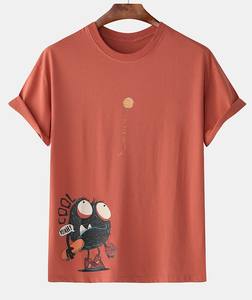 T-shirt imprimé Modish et accrocheur pour hommes Prix raisonnable Vêtements pour hommes T-shirt graphique de haute qualité pour un usage quotidien T-shirt en coton - Product Image 3