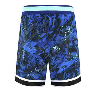 Short de basket-ball en maille de sublimation de polyester pour hommes de logo personnalisé de grande taille 6XL avec décoration de motif fabriqué sur commande - Product Image 4