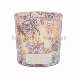 Jbpq เทียนหอมสำหรับการดูแลตนเองดอกโบตั๋นบานขี้ผึ้งถั่วเหลือง - Product Image 2