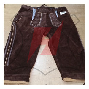 Lederhosen Bávaros de Cuero de Gamuza 100% Genuino, Ligeros, Hechos a Medida y de Alta Calidad, en Venta - Product Image 1