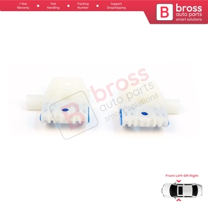 Clips de réparation de lève-vitre BWR316+BWR317 Avant A+B pour Golf MK6 A6 5K 5K1 AJ5 Variant 2008-2014 5 portes 5K0837462 - Product Image 6