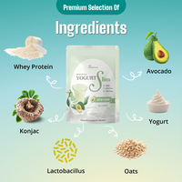 EVERFOOD Smooth Delicious YogurtSlim Avocado Instant Yogurt Whey Protein Probiotics Diet Meal Replacement Beverages 25g Sachet