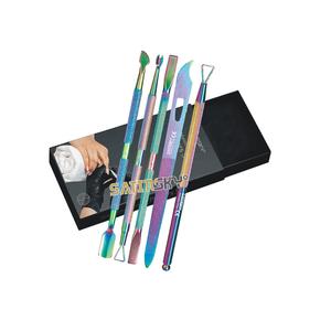 Cinzel de Acero Inoxidable para Podología y Quiropodia, Empujador de Cutículas, Cortaúñas de Doble Punta, Calidad Premium - Product Image 5