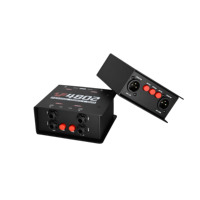 Boîte directe passive 2 entrées/2 sorties, convertisseur audio non symétrique/symétrique, adaptateur de signal de scène, accessoire audio-vidéo, cartes son, mélangeurs