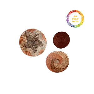 Meilleure qualité de décoration murale ronde en jonc de mer pour le fournisseur de napperons en jonc de mer au format maison - Product Image 4