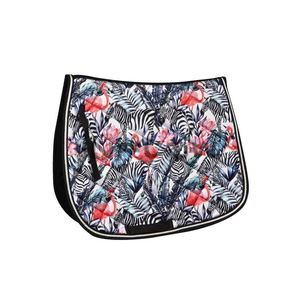 แผ่นรองอานม้าผ้าฝ้ายแบบกำหนดเองพร้อมผ้าซาตินซับลิเมชันกางเกงขี่ม้าหรือผ้าห่มอาน - Product Image 4