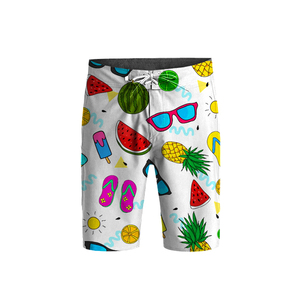 กางเกงว่ายน้ำสำหรับผู้ชายกางเกงว่ายน้ำชายหาดขาสั้นแบบแห้งเร็วมีกระเป๋า1ชิ้น - Product Image 6