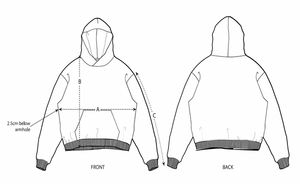 Sudadera con capucha personalizada de algodón con hombros caídos de 500GSM, sudaderas de invierno de gran tamaño de alta calidad con estampado bordado y patrón sólido - Product Image 5