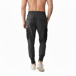 Pantalon de survêtement Taille EU 90% Nylon 10% Spandex Taille élastique Été Léger Respirant Séchage rapide Extensible dans les quatre sens Écologique - Product Image 2