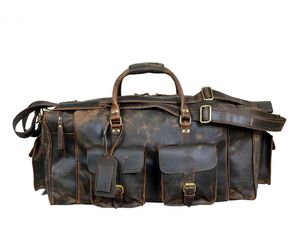 กระเป๋า Duffle หนังหนักขายส่งที่ขายดีที่สุดสําหรับจัดเก็บยิมและใช้ในการเดินทางจากผู้ส่งออกชาวอินเดีย - Product Image 3
