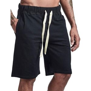 Short de sport d'été respirant à motif solide pour hommes, séchage rapide, conception perforée en soie de glace, fermeture à cordon de serrage bas, approvisionnement ODM - Product Image 1