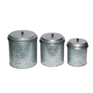 Bộ <span class=keywords><strong>3</strong></span> Nhà Bếp Thực Phẩm Lưu Trữ Canister Lọ Tin Đường Canister/Hạt Đậu Hạt Bột Trà Lưu Trữ Kim Loại Thuyền buồm Nóng Container - Product Image 5
