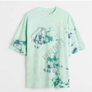 Camisetas con estampado de letras de gran tamaño para hombre, camisetas casuales de Hip Hop de verano con hombros caídos para hombre - Product Image 6