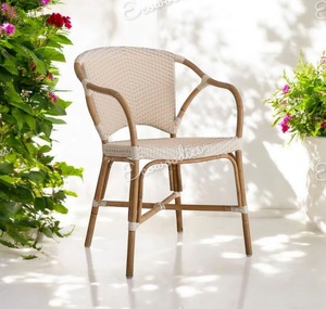 Vente d'usine Chaise élégante en bambou naturel Chaise en rotin Chaise d'extérieur pour salon de jardin - Product Image 1