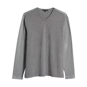 Nouveaux hommes tenue légère écologique sonnerie hommes t-shirt à manches longues Top qualité équipage t-shirt à manches longues pour hommes OEM - Product Image 6