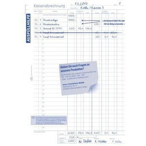 Papel para Recibos de Caja Registradora Avery Zweckform DIN A4 1 Copia 2 x 40 Hojas - Product Image 3