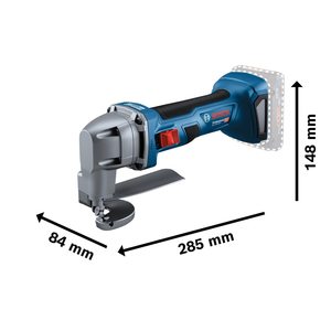 Tijeras para Chapa de 18V con Potencia de 700W, Mango de 156mm, Sistema de Tecnología de Motor sin Escobillas, Batería/Cargador No Incluidos, Herramienta de Corte - Product Image 4