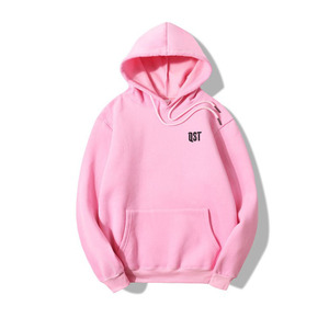 Sudadera con Capucha de Forro Polar para Hombre, con Logotipo Personalizado QST, Impresión Digital, 100% Poliéster, Tejido Transpirable y Resistente al Viento, Estilo Urbano Básico - Product Image 1
