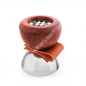 Dernier bois de Mubkhar métal Bukhoor brûleur bois pour Ramadan cadeau brûleur d'encens Mubkhar par Tradnary Exim Pvt Ltd - Product Image 1