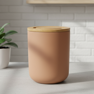 Recipiente Hermético de Cerámica Nórdica Premium 3460041M, Duradero, para Almacenamiento de Alimentos, con Tapa de Bambú para Despensa de Cocina, Venta al por Mayor - Product Image 5