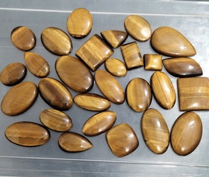 Natural <b>Tiger</b> <b>Eye</b> Cabochon Stone for Jewelry Making and Healing Custom Shapes Economically Priced Gemstone - Product Image 2