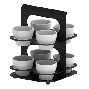 <b>8</b>-Piece Lopo <b>Dinnerware</b> <b>Set</b> Paper Cup Basket - Product Image 1