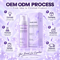 Sérum à bulles PDRN en marque privée 100 ml, mousse micro-bulles, essence OEM ODM, fabricant de soins de la peau sur mesure