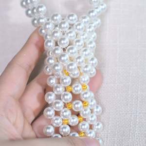 Bridella VG98 White Pearl Soft Elegant <b>Shawl</b> for Proms & Formal Events Dresses Accessory - Product Image 5