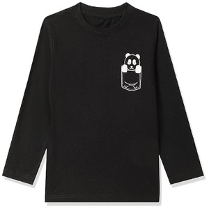 Camiseta ligera de algodón 100% para niños, camiseta informal de manga larga con diseño estampado elegante de secado rápido de talla grande, ajuste clásico para niños pequeños - Product Image 5