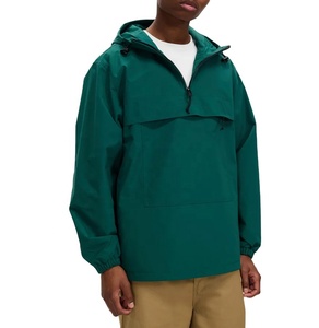 Jersey transpirable personalizado impermeable 100% poliéster chaqueta cortavientos de talla grande ropa de calle personalizada chaqueta a prueba de viento para hombres - Product Image 1