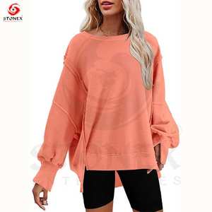 Customized New Solid Color Plus Size Women's <b>Top</b> V-neck Short Sleeve Split T-shirt - Product Image 4