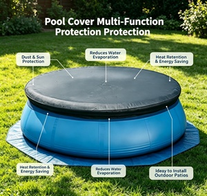Couverture solaire pour <span class=keywords><strong>piscine</strong></span>, couverture de <span class=keywords><strong>piscine</strong></span> enroulable, couverture <span class=keywords><strong>à</strong></span> bulles pour la rétention de la chaleur de l'eau - Product Image 1