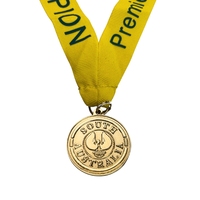 Medalla de Esmalte Suave de Metal Personalizada para Premio Escolar de Desafío de Lectura