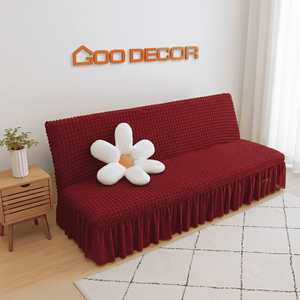 Funda Elástica para Sofá Cama, Color Verde, Elegante, de Fábrica en Vietnam, Directo para Sala de Estar, Buen Precio - Product Image 5