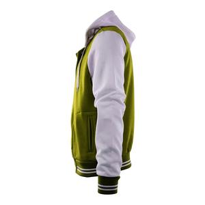 Veste universitaire Letterman personnalisée pour hommes col montant de gros pour la conduite de moto au printemps - Product Image 3