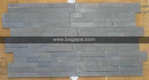 Panneaux de pierre de grand livre de Quartzite d'ardoise indienne noire de Himachal pour la Culture fendue de revêtement de mur décoratif extérieur intérieur de villa - Product Image 2