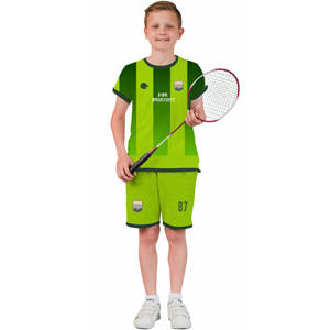 ชุดทีมเด็กขายดี ดีไซน์ใหม่ ผลิตจากโพลีเอสเตอร์ 100% แห้งเร็ว มีจำหน่ายแล้ว - Product Image 1