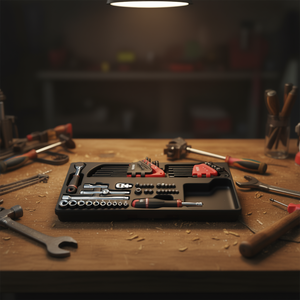 Juego de Herramientas Variadas Usag en Bandeja de Plástico, 52 Piezas - Product Image 3