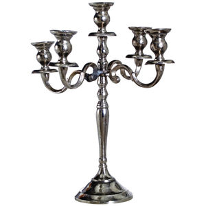 5 Arms <b>Candelabra</b> Made of Metal Aluminium Modern Tableware Decorative Candle Holder Candlestick in Wholesaler Price - Product Image 2