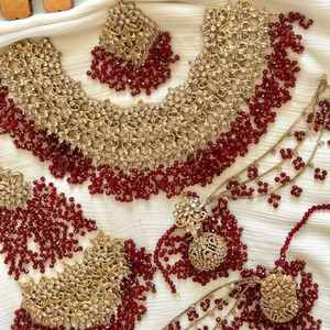 เครื่องประดับงานแต่งงานแบบยุโรปอเมริกัน สร้อยคอชุบเงินหรูหรา ต่างหูสง่างาม สไตล์โรแมนติก สำหรับงานปาร์ตี้และของขวัญ - Product Image 2