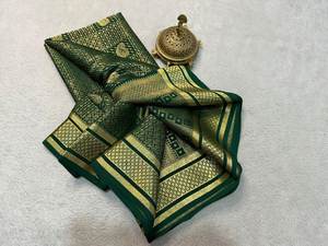 ส่าหรีผ้าไหมบริสุทธิ์ที่สวยงาม - Product Image 3