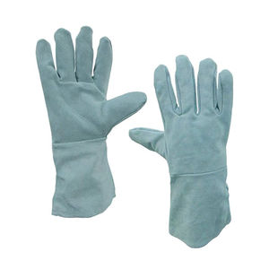 Gants de soudage en cuir de sécurité professionnels de haute qualité résistance à la chaleur en gros conçus avec un prix raisonnable - Product Image 1