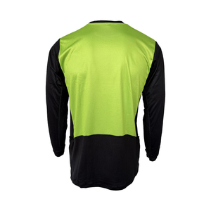 Maillot de course de motocross en polyester 100% personnalisé Chemise MX respirante à séchage rapide Caractéristiques coupe-vent Techniques imprimées OEM disponible - Product Image 4