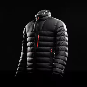 2025 hommes haute rue Style doudoune col montant léger court hiver épais veste grande taille - Product Image 5