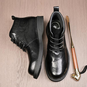 Chaussures de ville en cuir de porc de haute qualité avec revêtement imperméable et semelle intérieure souple pour hommes - Product Image 3
