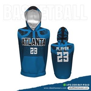 Sweat à capuche de basketball pour homme, pull en polaire, vêtement de sport, sweat-shirt d'entraînement, respirant, anti-humidité, pour l'été, tenue d'équipe, service OEM - Product Image 4
