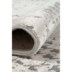 Tapis moderne beige Mazzini 1479 de Netline Home Depot, 60% viscose, 40% acrylique, non-muant, facile à nettoyer, durable, 60% viscose, 40% - Product Image 3