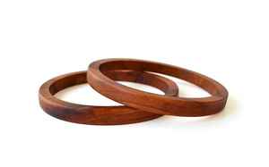 Support à bijoux en bois de deux tailles différentes avec une qualité supérieure, couleur brun naturel, support d'exposition pour bijoux - Product Image 4