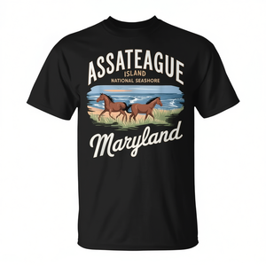 Maglietta promozionale del Parco Nazionale di Assateague Island Maryland Adventure - Product Image 2