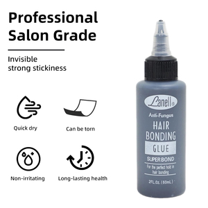 Vente en gros, fixation forte, <span class=keywords><strong>spray</strong></span> de teinte de dentelle adhésif étanche pour salon de coiffure, Styles pro bouclés, colle pour perruque, outils d'extension de cheveux - Product Image 1